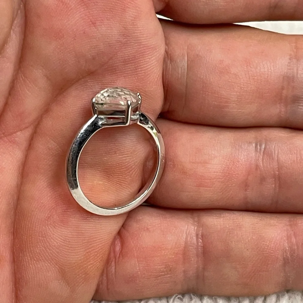 NWOT Swarovski Ring, Clear - Picture 3 of 8